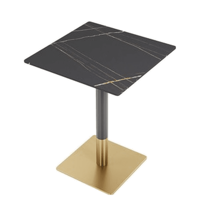 Casual Dining Table with Sintered Stone Top, Fixed Table, Scratch-shielded, for 2/4 People - image 21
