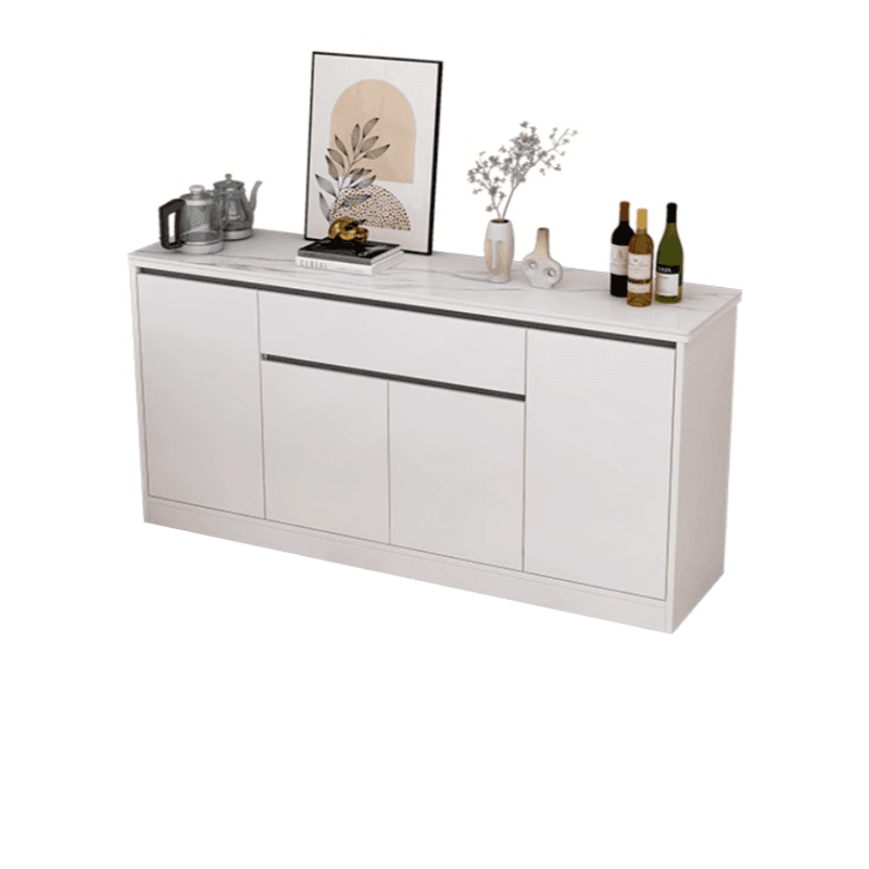 Buffet Table/Server with 1 Drawer, Drawers Storage, Sintered Stone Countertop, Adjustable Shelving, and 4 Doors/3 Doors/2 Doors Tabletop - image 11