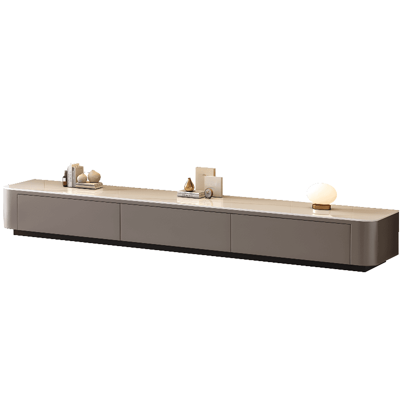 Casual Sintered Stone Cabinet Storage TV Stand for Sitting Room, 4-Drawer/3-Drawer