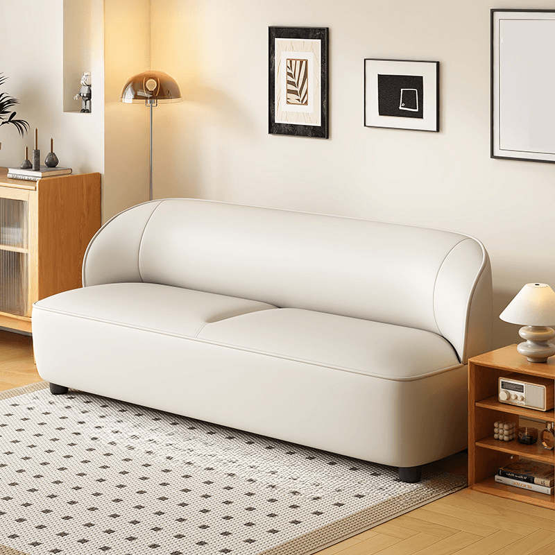 Modish Solid Color Scratch-durable Standard Sofa in Rose/Light Green/Tangerine Color for 2/4 Person/for 3 - image 12