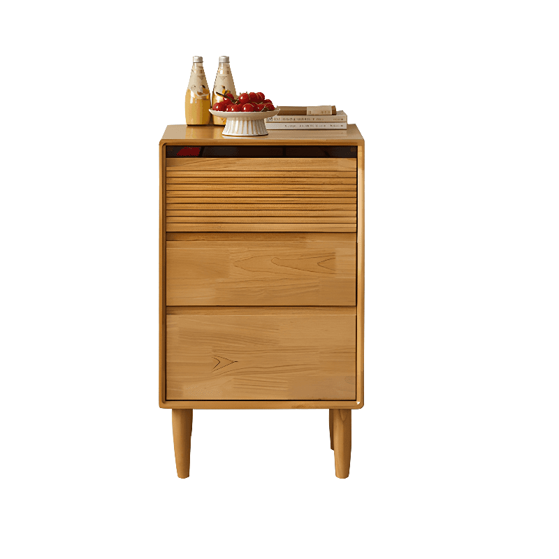 Minimalist Cube Double Dresser in Natural Wood