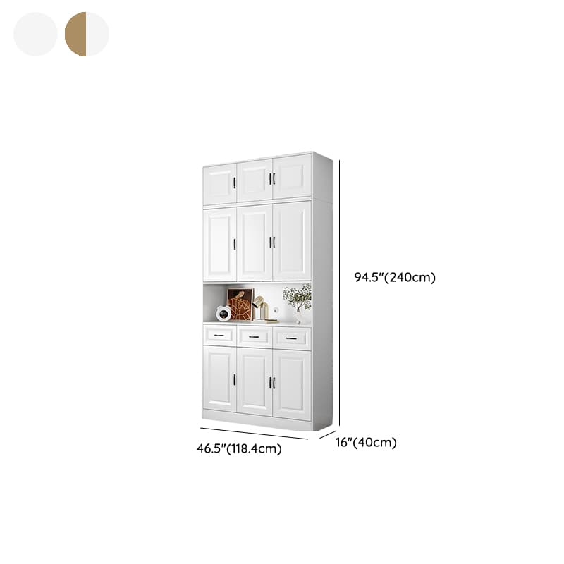 Wood Contemporary Storage Cabinet Buffet Sideboard with Drawers for Home Use - image 19