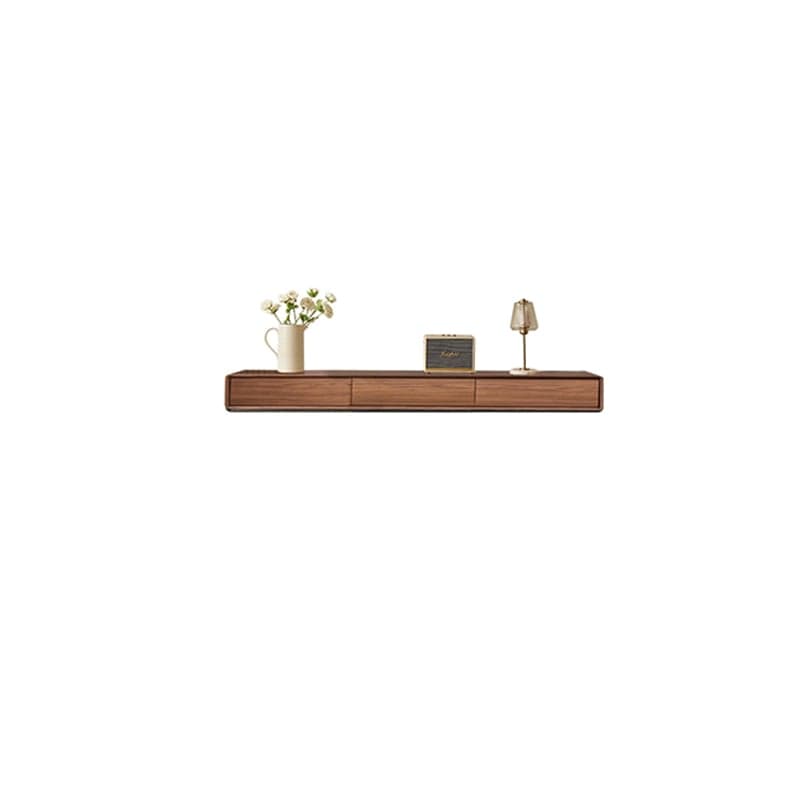 Contemporary Floating Wood TV Stand with 2-Drawer/4 Drawers and 2 Cabinets/1-Cabinet - image 6