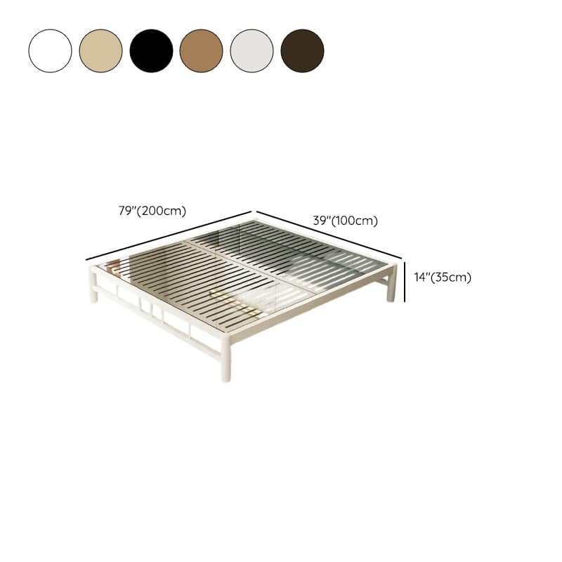 Solid Color Stainless Steel Platform Bed for Bedroom - image 13