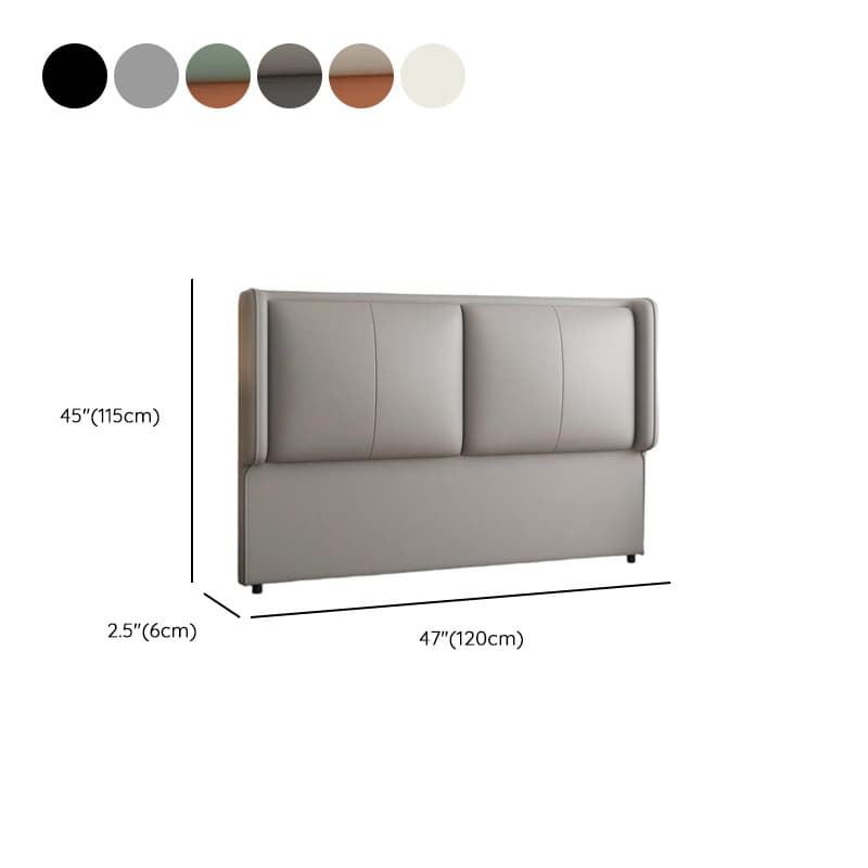 Modish Style Panel Headboard in Timber with No Distressing, Rectangle Shape for King/Queen/Full Bed, Featuring Sponge Upholstery and Standard Height - image 11