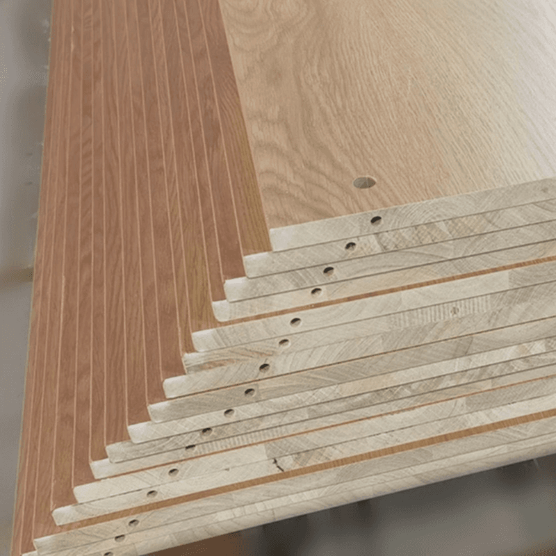Natural Finish Unfixed Almirah Manufactured Wood Soft Close Drawer Soft Close Door Hinged - image 7