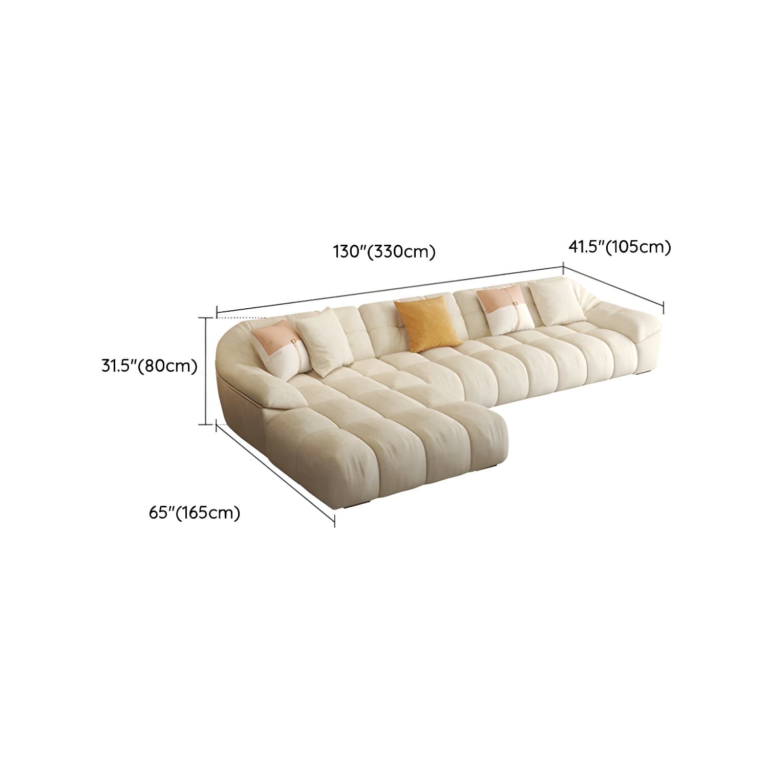Comfortable Polyester Blend Showcase Sectional Sofa for Contemporary Home Decor - image 21