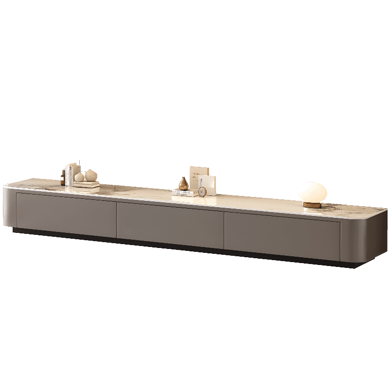 Casual Sintered Stone Cabinet Storage TV Stand for Sitting Room, 4-Drawer/3-Drawer