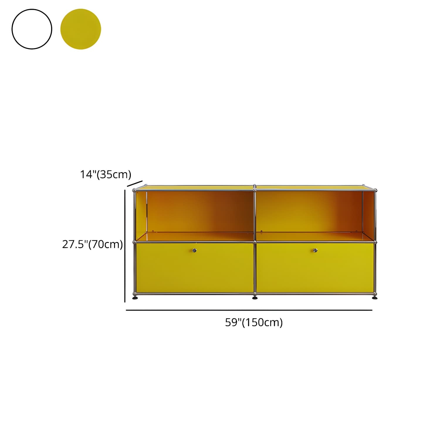 Modern Rectangle Storage Server Metal Sideboard for Dining Room - image 24