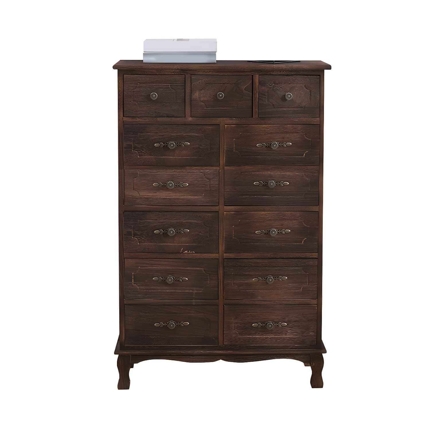 Nautical Storage Chest Bedroom Solid Wood Chest with Drawers - image 14