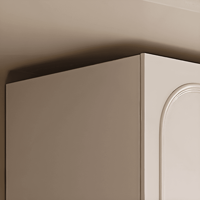 Casual Natural Wood Independent Armoire Cabinet with Soft Close Drawer, Soft Close Door, and Interior Shelves - image 7