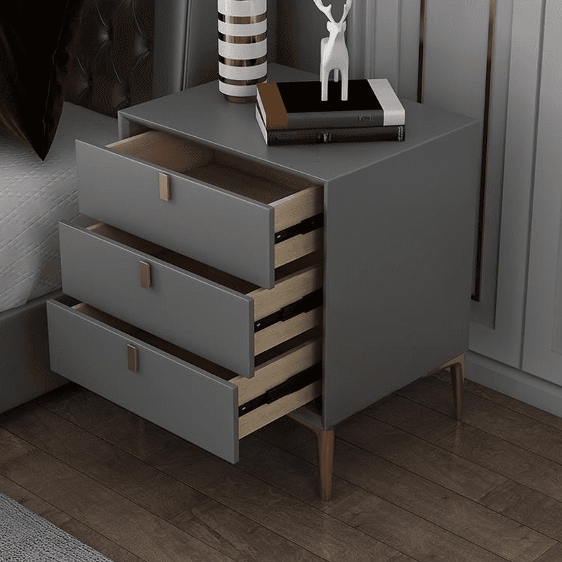 Modern Lumber Nightstand With Drawer Storage & Leg, 3 Drawers/2 Drawers - image 25