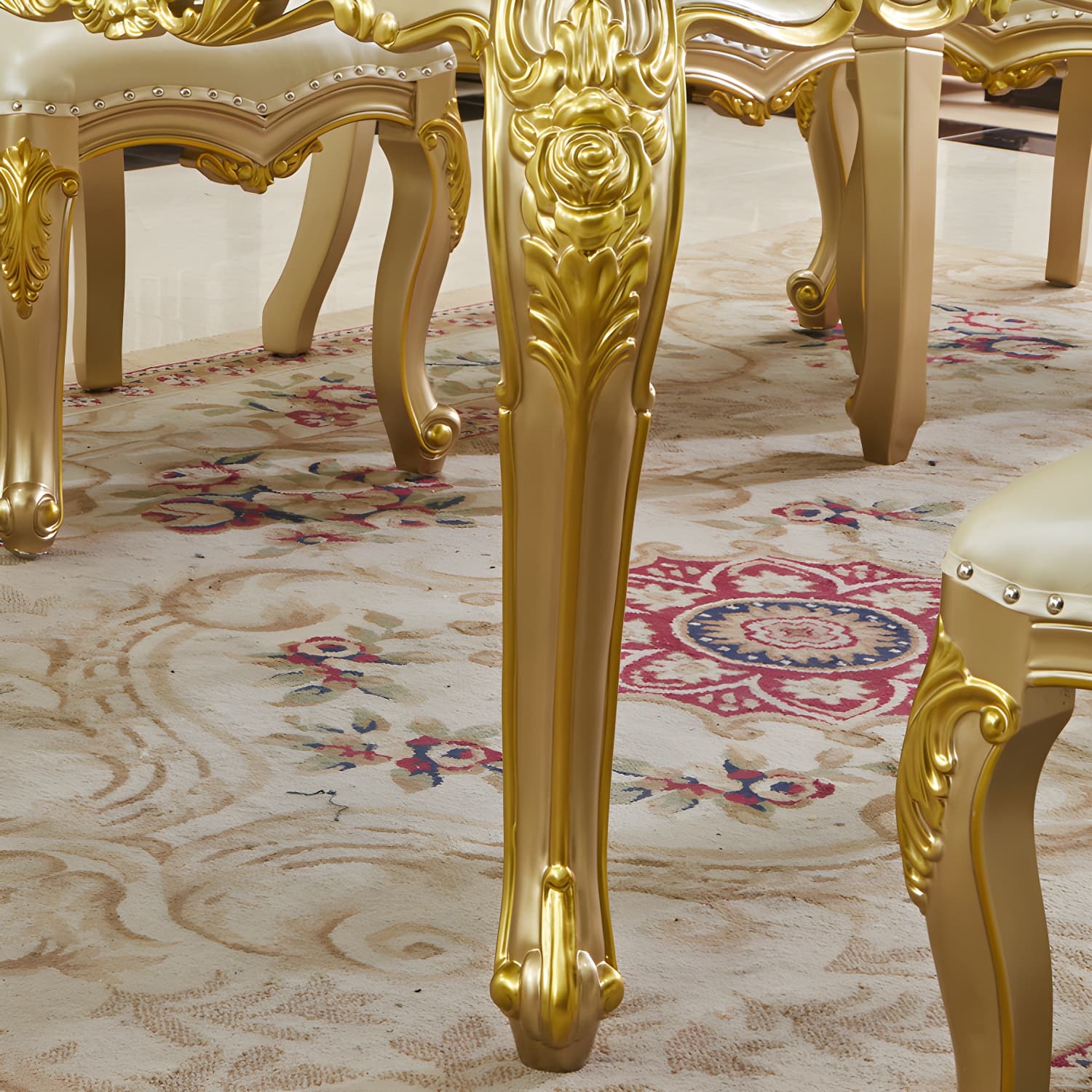 Victoria Rectangle Table Set 1/2/5/7 Pieces Dining Set for Home Use - image 7