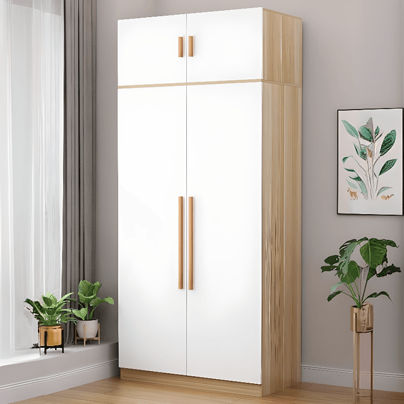 Modern Timber Detached Wardrobe with Soft Close Drawer, Soft Close Door, Interior Shelves & Clothing Rod - image 20