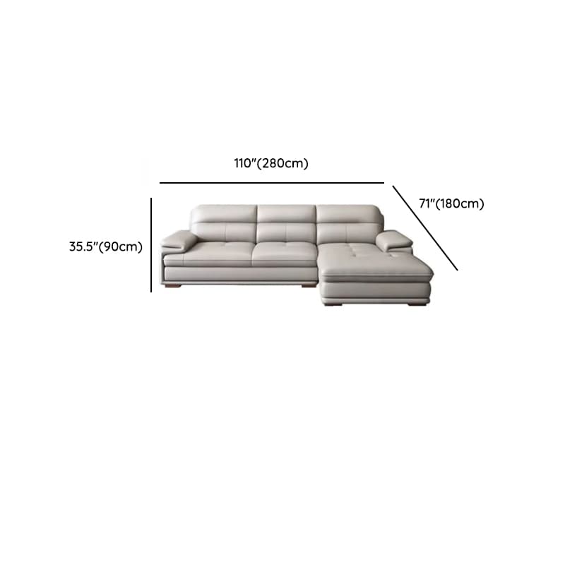 Versatile Straight/L-Shape White Sofa/Sofa Recliner with Horizontal/Right Hand Facing Orientation - image 18
