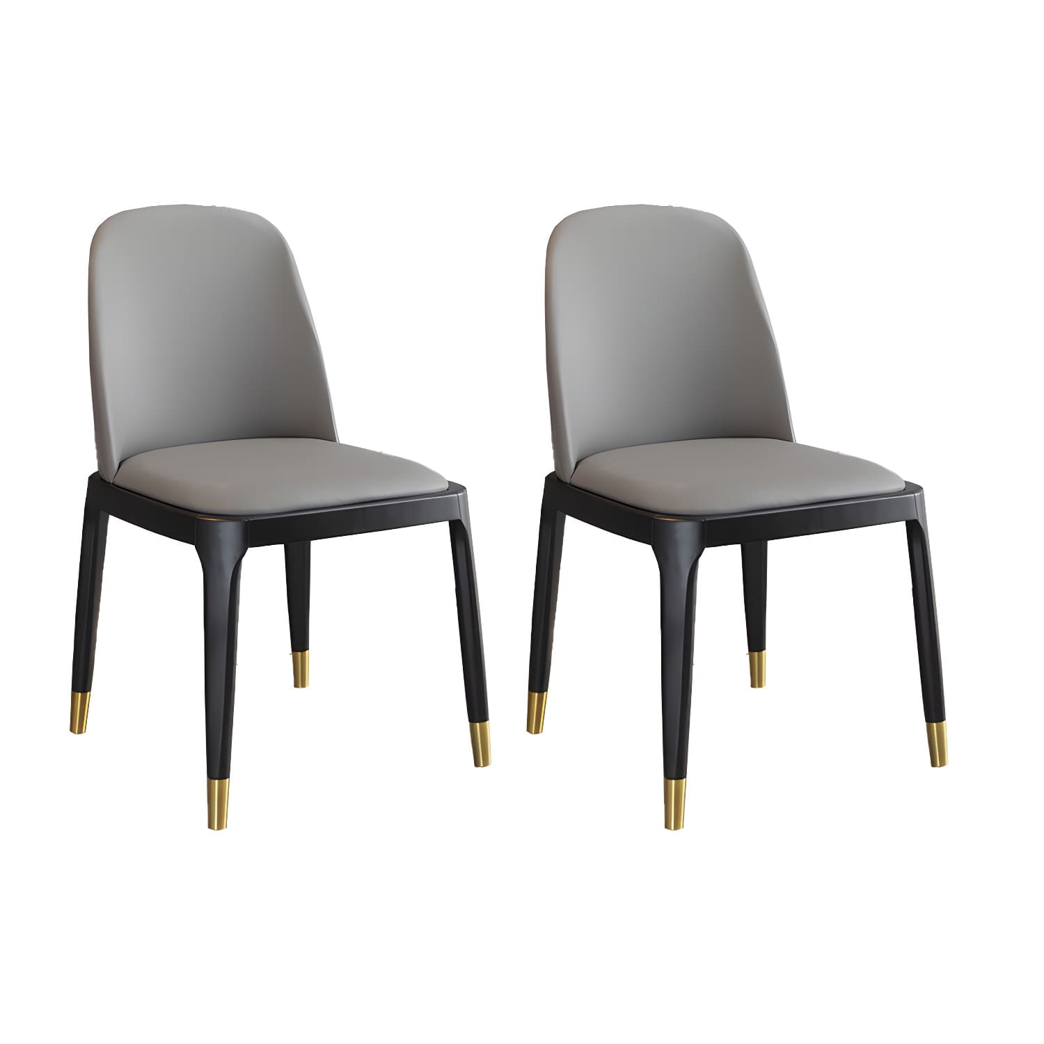 Modern Style Parsons Chairs Faux Leather Dining Chair for Dining Room