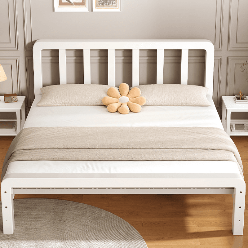 Solid Color Steel Slat Bed for Living Room - image 5