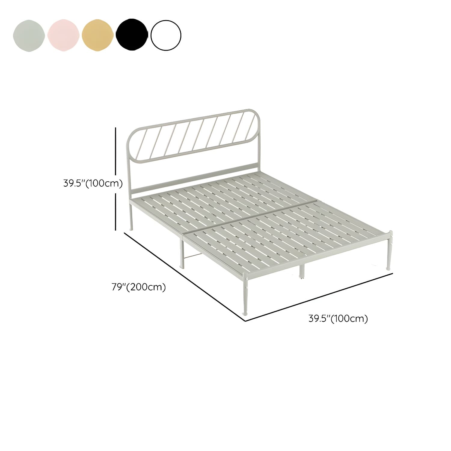 Modern Simple Style Open-Frame Panel with Metal Frame and Leg - image 15