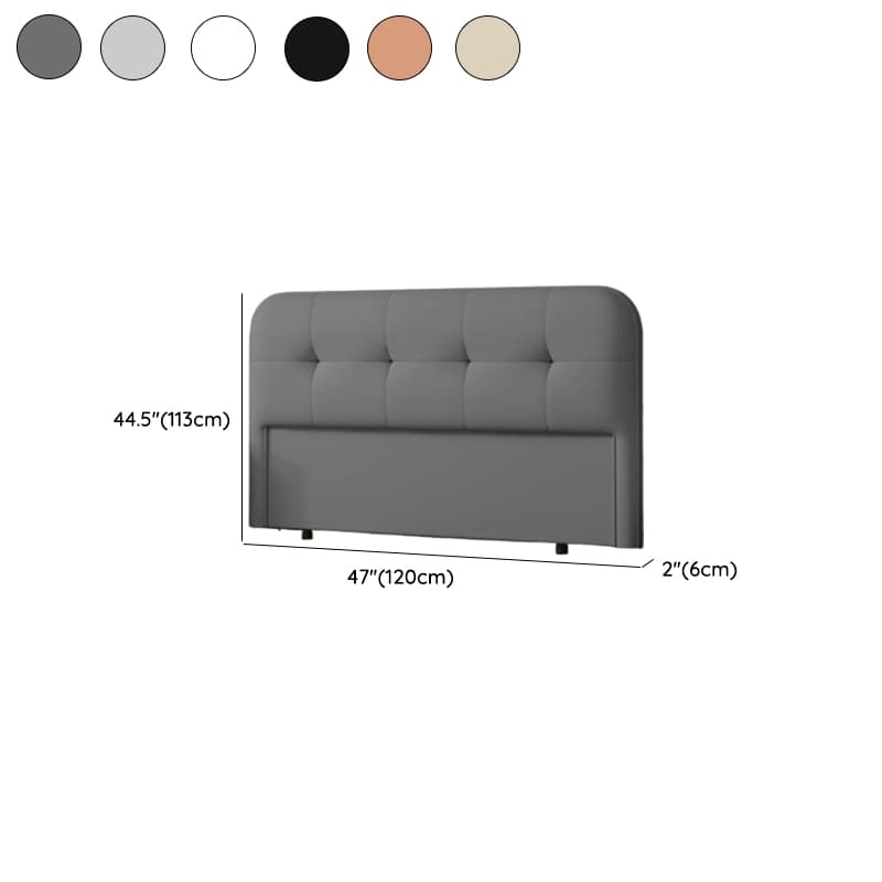 Modern Simple Style Panel Headboard with No Distressing, Piled Tufted Rectangle Design for King/Queen/Twin XL Bed, Featuring Sponge Upholstery and Standard Height - image 13