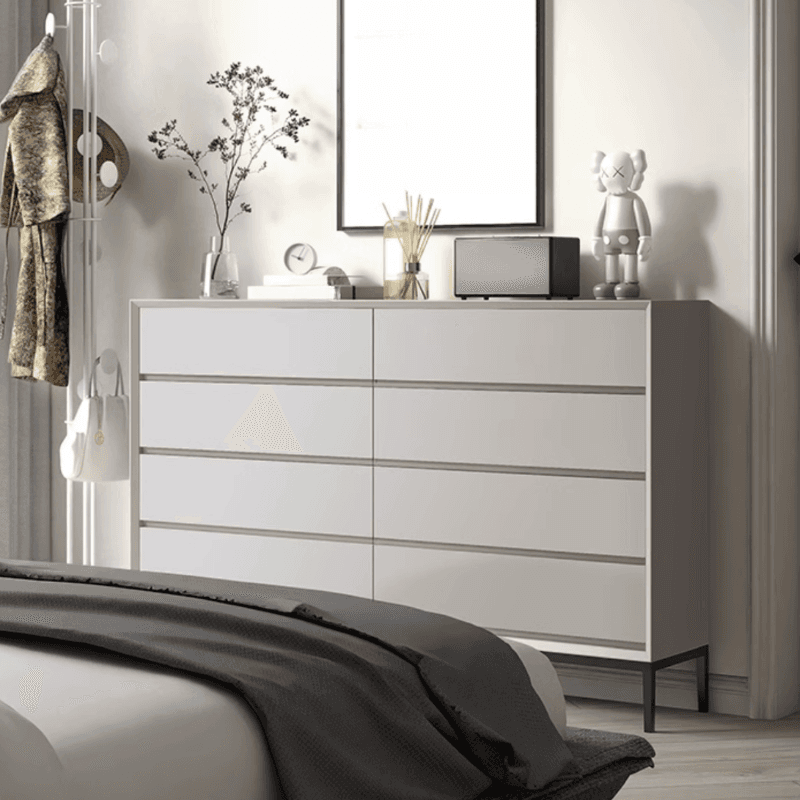 Trendy Raw Wood Console Dresser, Horizontal with 8 Drawers - image 17