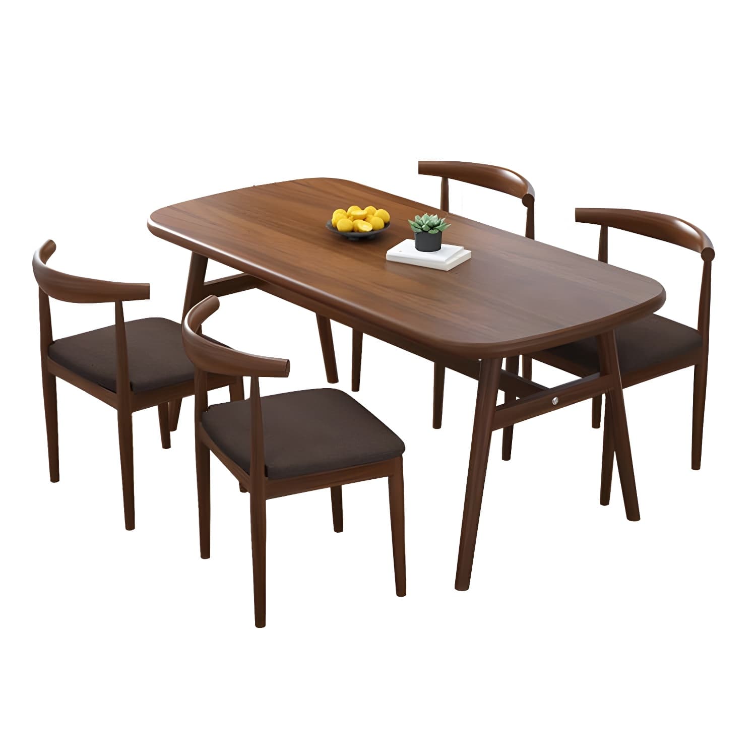 Modern Kitchen Wood Furniture of Standard Height Formal Dining Room Table Set - image 7