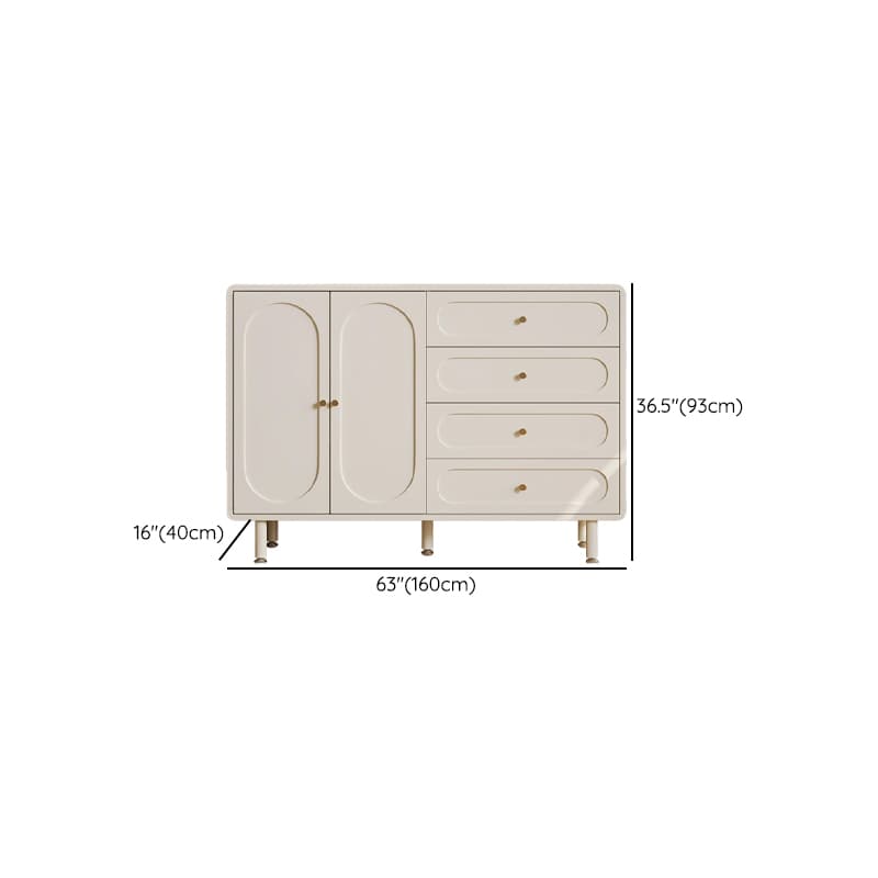 Contemporary Parlor Combo Dresser with 3 Interior Shelves - image 10