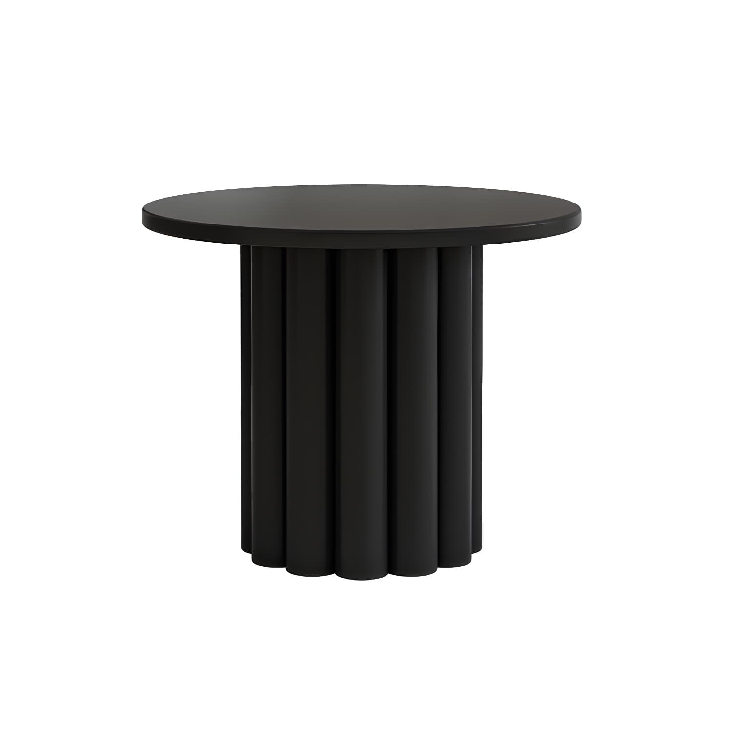 Pedestal Round Coffee Table Set Modern Minimalist Cocktail Table