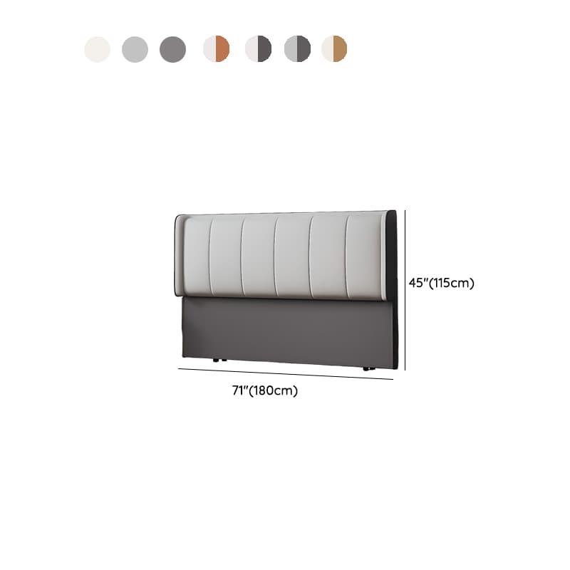 Modish Style Panel Headboard in Timber with No Distressing, Rectangle Shape for Full/Queen/Twin XL Bed, Featuring Sponge Upholstery and Standard Height - image 14