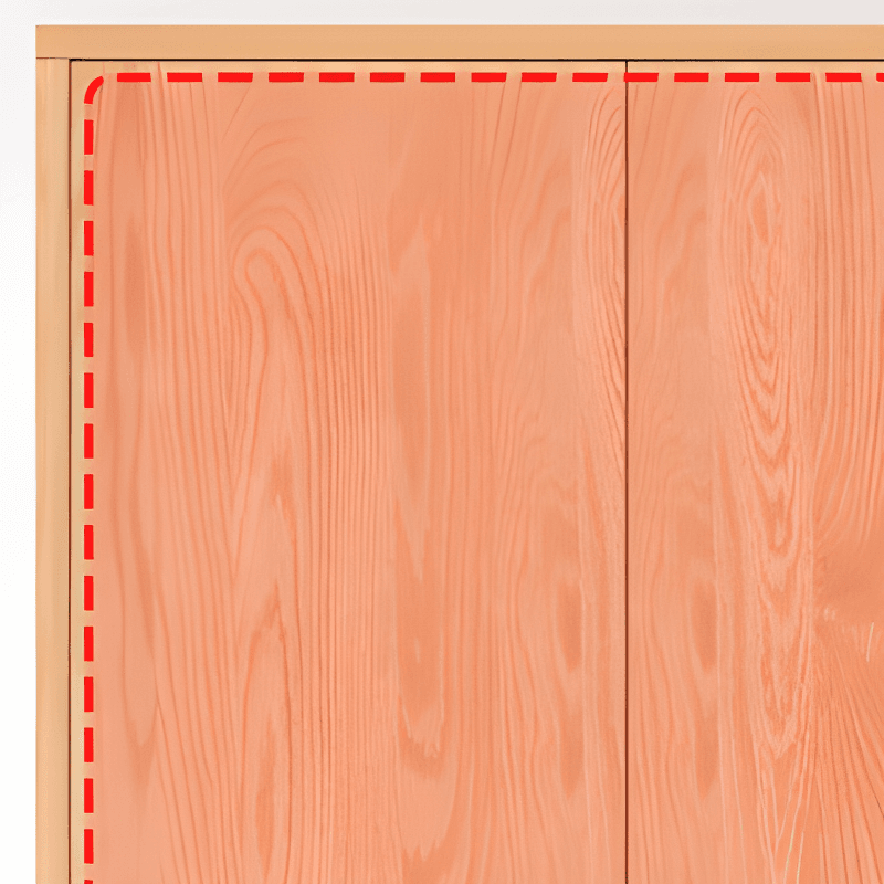 Wood Color Nordic Unfixed Wardrobe Closet - image 7