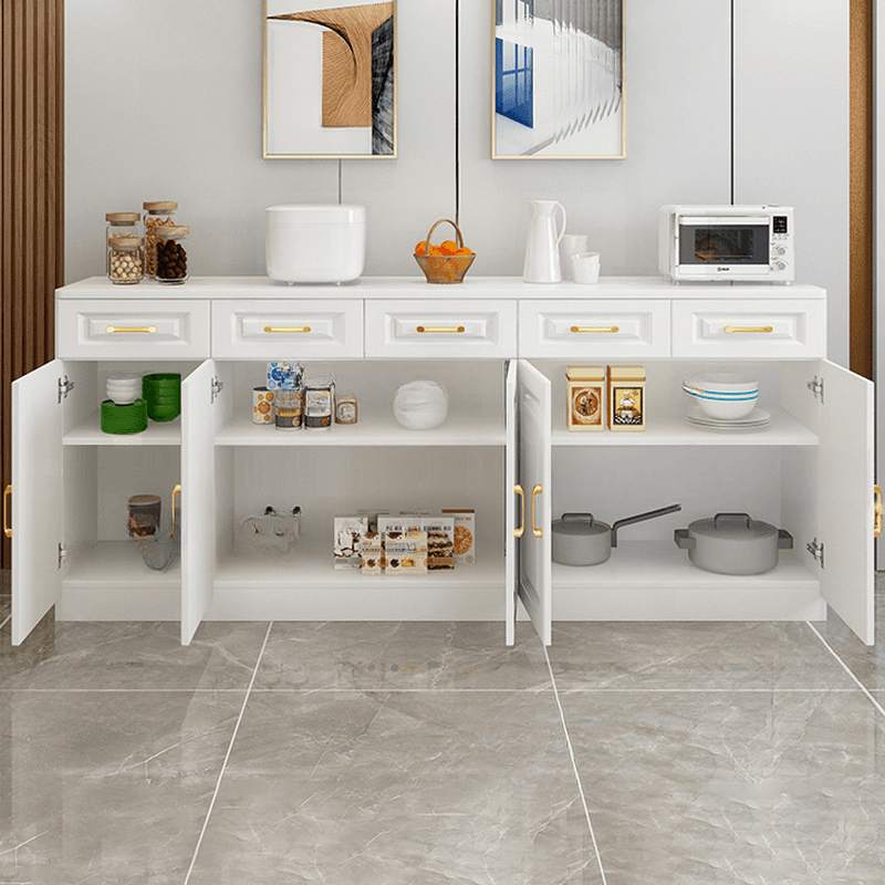 Modish Sideboard Composite Wood Standard/Narrow Kitchen Cupboards with 5 Drawers/4 Drawers/3 Drawers, 2 Shelves and 5 Doors/4 Doors/3 Doors - image 5