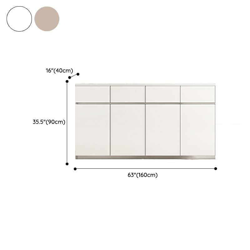50'' Modern Wood Sideboard/Credenza with Drawers, Cabinets, and Non-adjustable Shelves - image 16