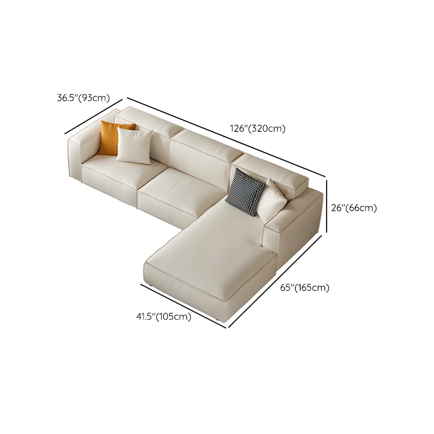 Luxurious Nappa Upholstered Sectional Sofa in Soft Nappa Leather - image 19