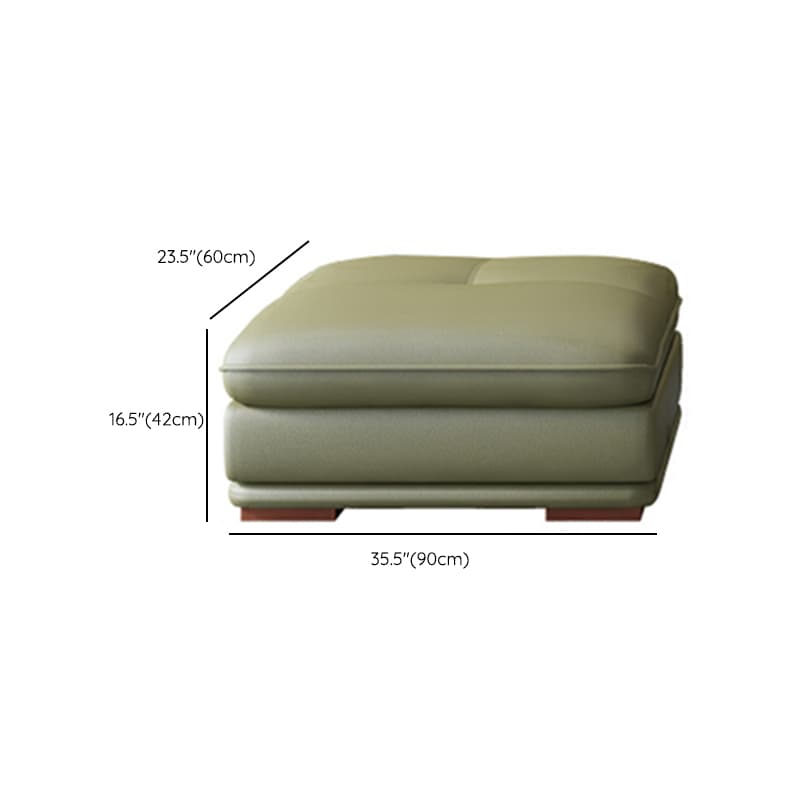 Elegant Interface Genuine Leather Sectional Set in Gray for Stylish Living Rooms - image 18