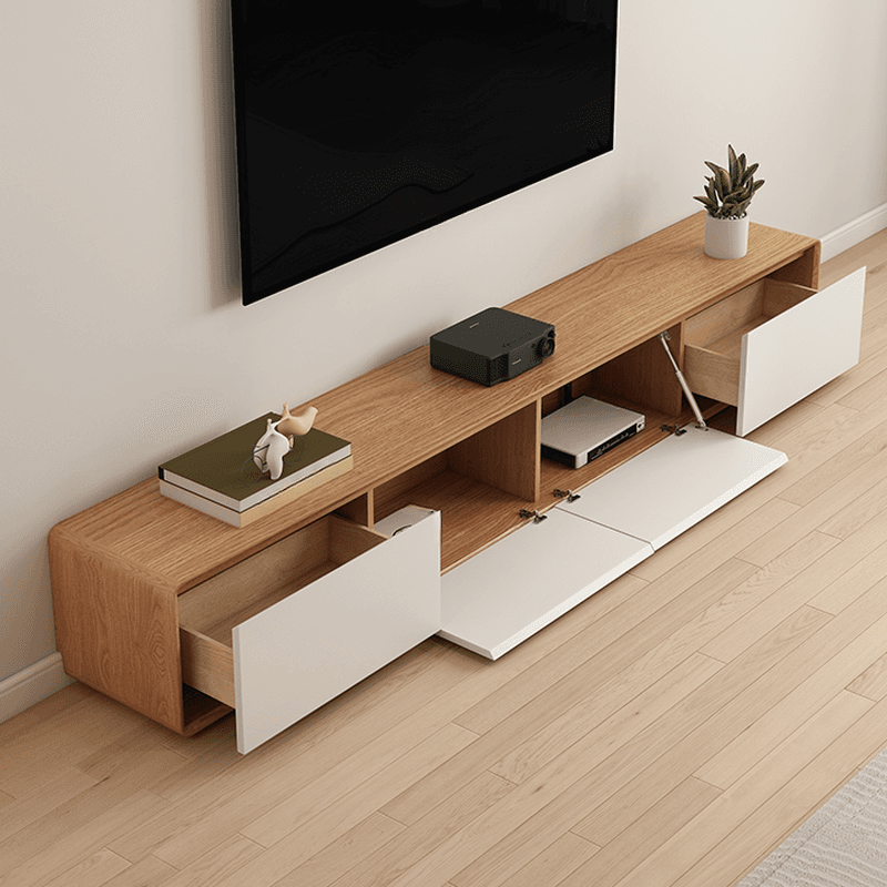 Nordic TV Stand Shape in Rectangle for Sitting Room with Ventilation and Door - image 5