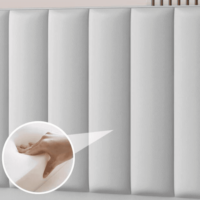 Modish Style Wingback Headboard in Timber with No Distressing, Rectangle Shape for King/Queen/Full Bed, Featuring Sponge Upholstery and Standard Height - image 8
