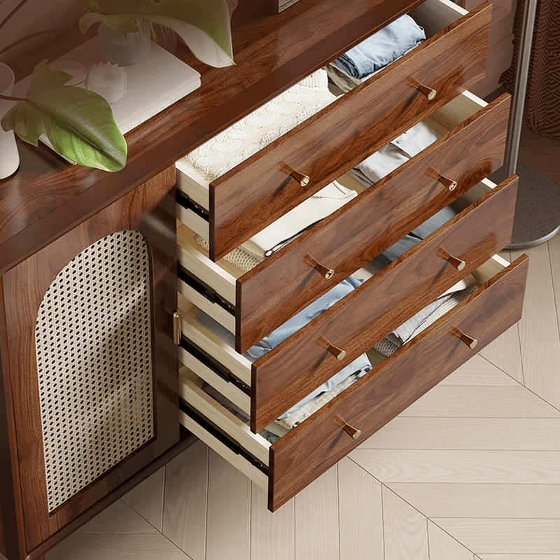 Mid-Century Modern Standalone Accent Cabinet for Parlor with Hydrophobic Feature - image 3