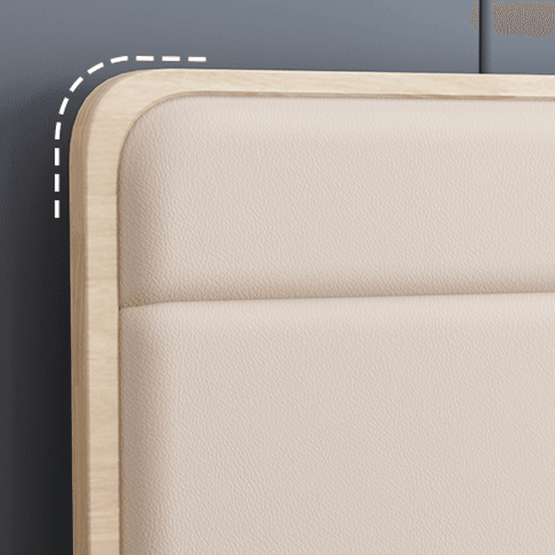 Trendy Full(54"W x 75"L)/Queen(60"W x 80"L)/King(76"W x 80"L) No Distressing Standard（36-55“） Rectangle Panel Headboard with Lumber Frame, Sponge Filling Included/Not Included - image 6