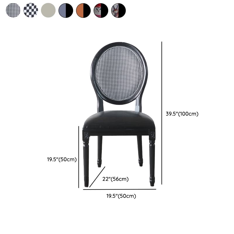 Victorian Style Side Chair with King Louis Back and Bordered Frame, Balanced Stability - image 25