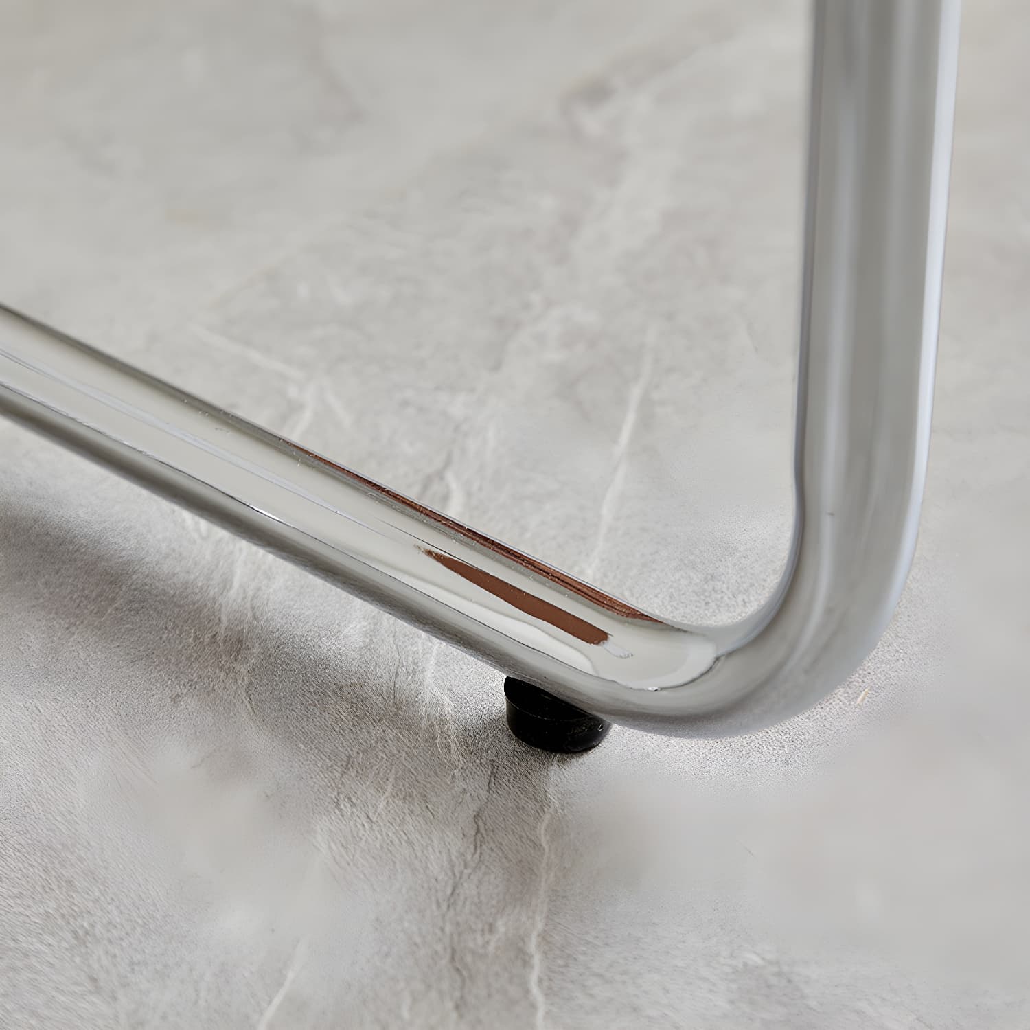 Modern Plastic & Acrylic Side Chair with Low Back and Open Back Style - Silver Leg Color - image 14