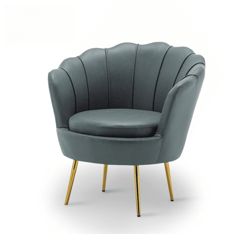 Magenta/Olive Green/Cerulean Single Sofa/Loveseat with Sloped Arms Sitting Room