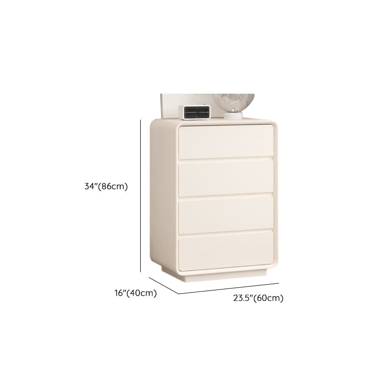 Chalk Minimalist Hardwood Console Dresser with 6 Drawers, Horizontal Orientation - image 14