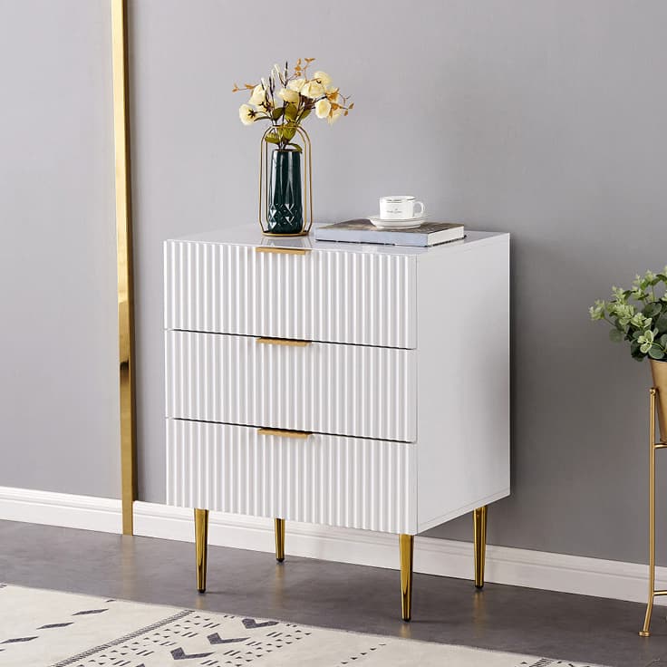 Stylish Wood Nightstand With Drawer Organization, 4 Drawers /5 Drawers - image 4