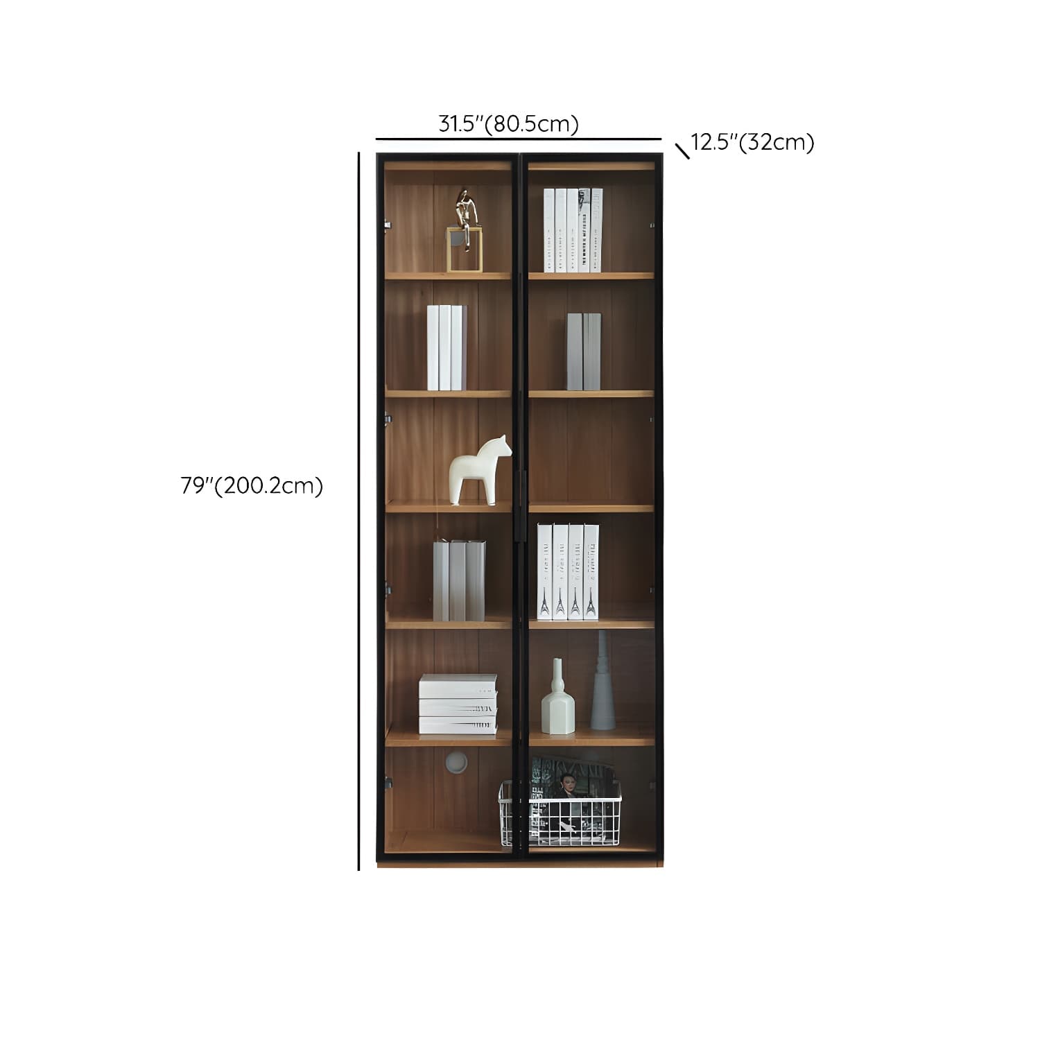 Modern Solid Wood Corner Shelves Included Side Cabinet for Bedroom - image 9