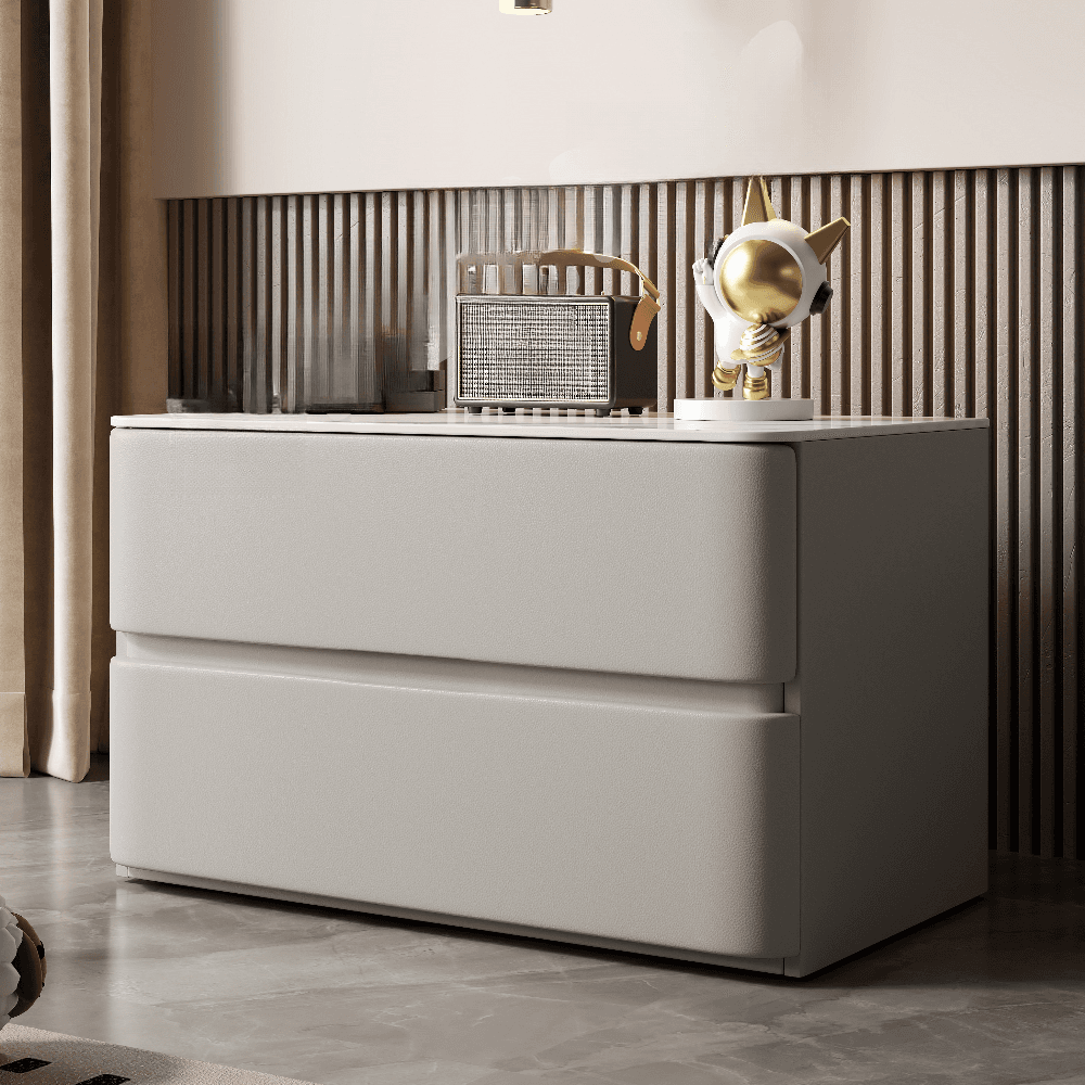 Artistic 2 Drawers Drawer Storage Bedside Table - image 3