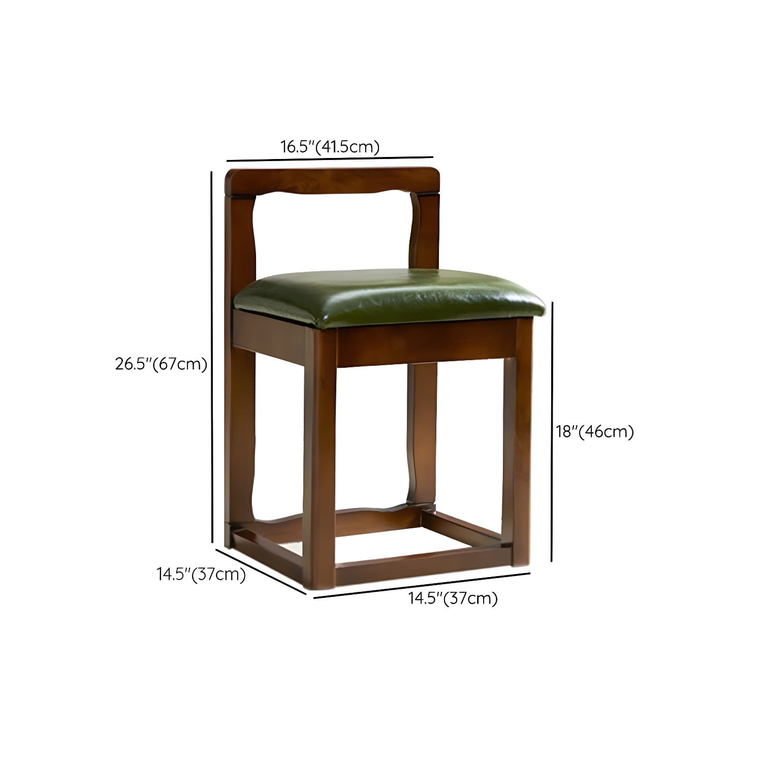 Modern Wood Dining Set in Medium Brown - Table and Chairs with Solid Wood Features - image 12