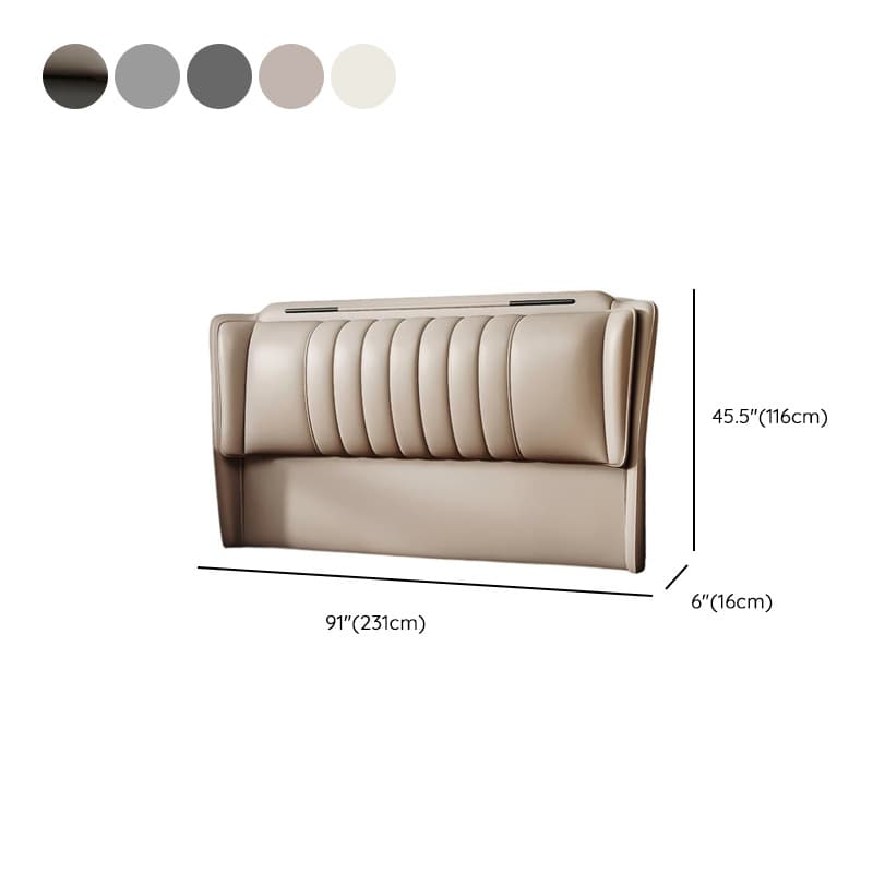 Modish Wingback Headboard in Pine Wood with No Distressing, Rectangle Shape for King/Queen/Full Bed, Featuring Sponge Upholstery and Standard Height - image 12