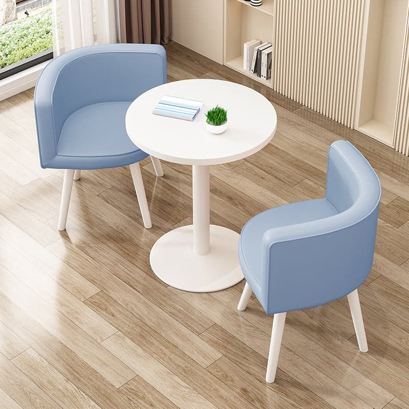 Modern Simple Style Recycled Wood Dining Table Set for 2 - image 6