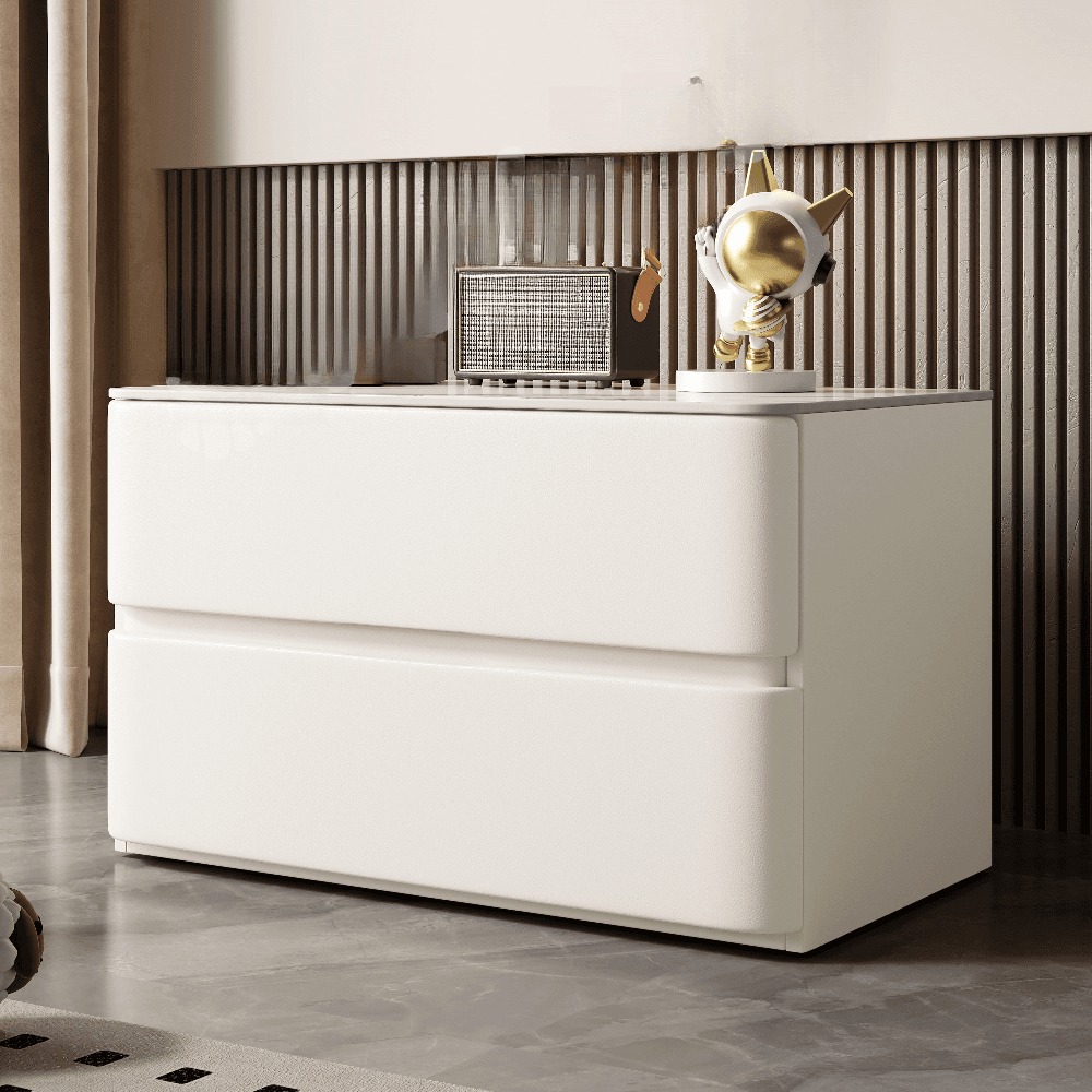 Artistic 2 Drawers Drawer Storage Bedside Table - image 5