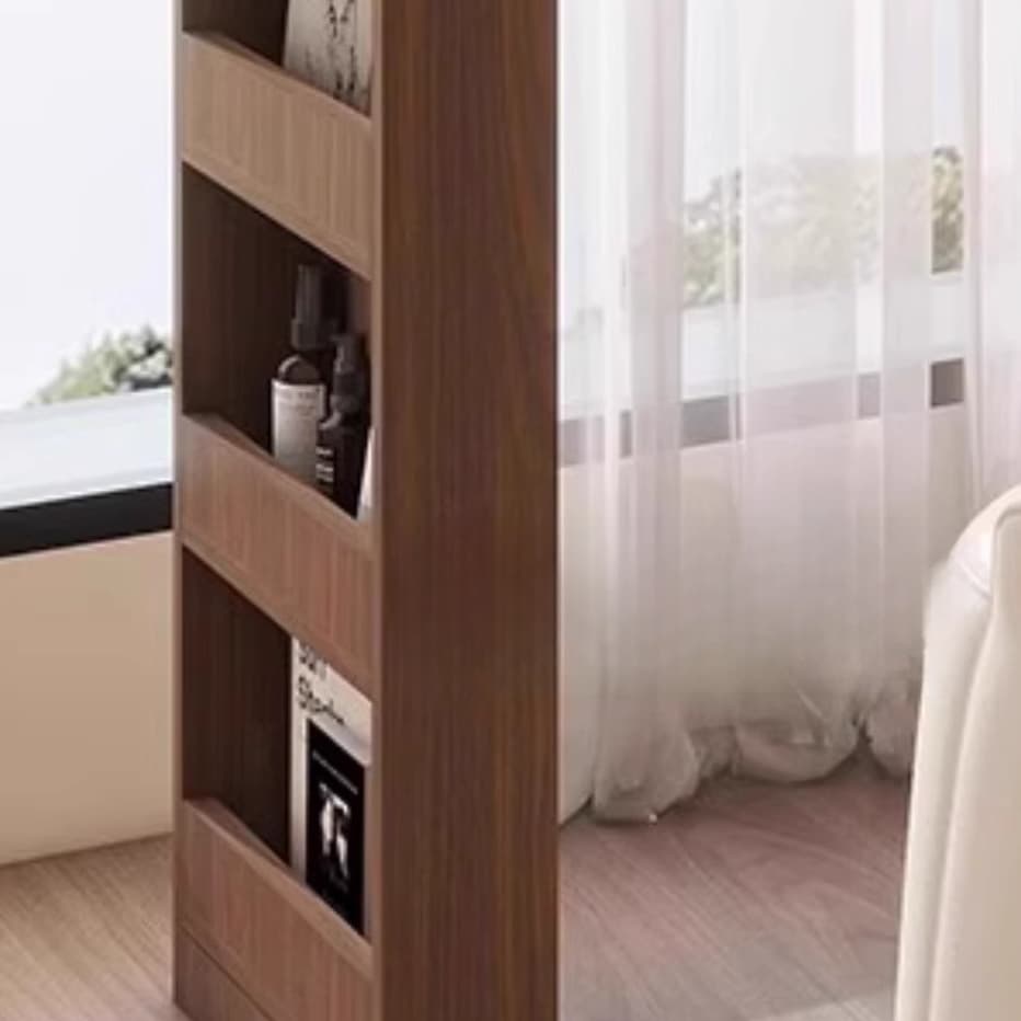 Modish Engineered Wood Large Makeup Vanity with 3 Drawers - image 7