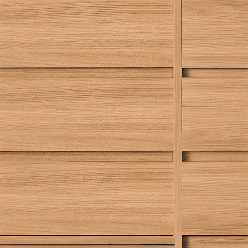 Unfinished Color Independent Wardrobe Armoire in Solid Oak - image 5